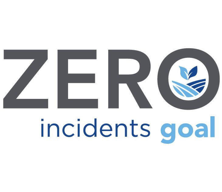 Zero incidents goal logo